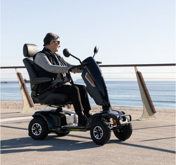 Cubro Blaze mobility scooter - Red - Image 14