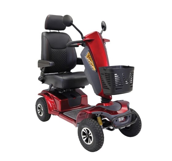 Cubro Blaze mobility scooter - Red