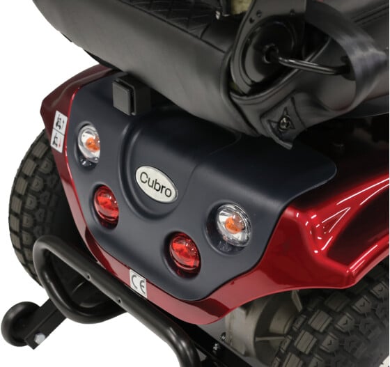 Cubro Blaze mobility scooter - Red - Image 12